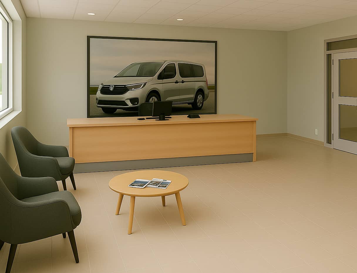 Our professional vehicle hire office
